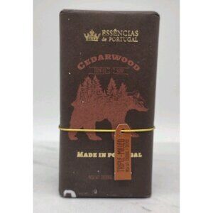 Scented Bar Soap Cedarwood Triple Milled Made In Portugal - 2x 7 oz